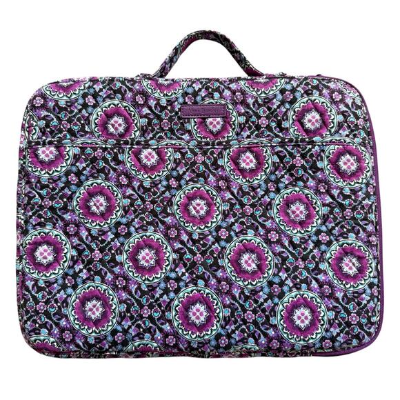 Vera Bradley Other - Vera Bradley Laptop Organizer Lilac Medallion Purple Quilted 11 x 14 Zip Case